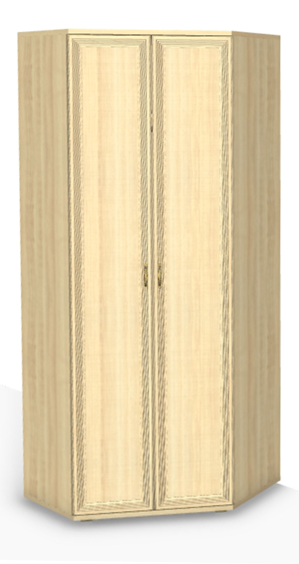 гардеробный шкаф двухдверный Карина Шк-1015 Ясень Асахи (Ас)